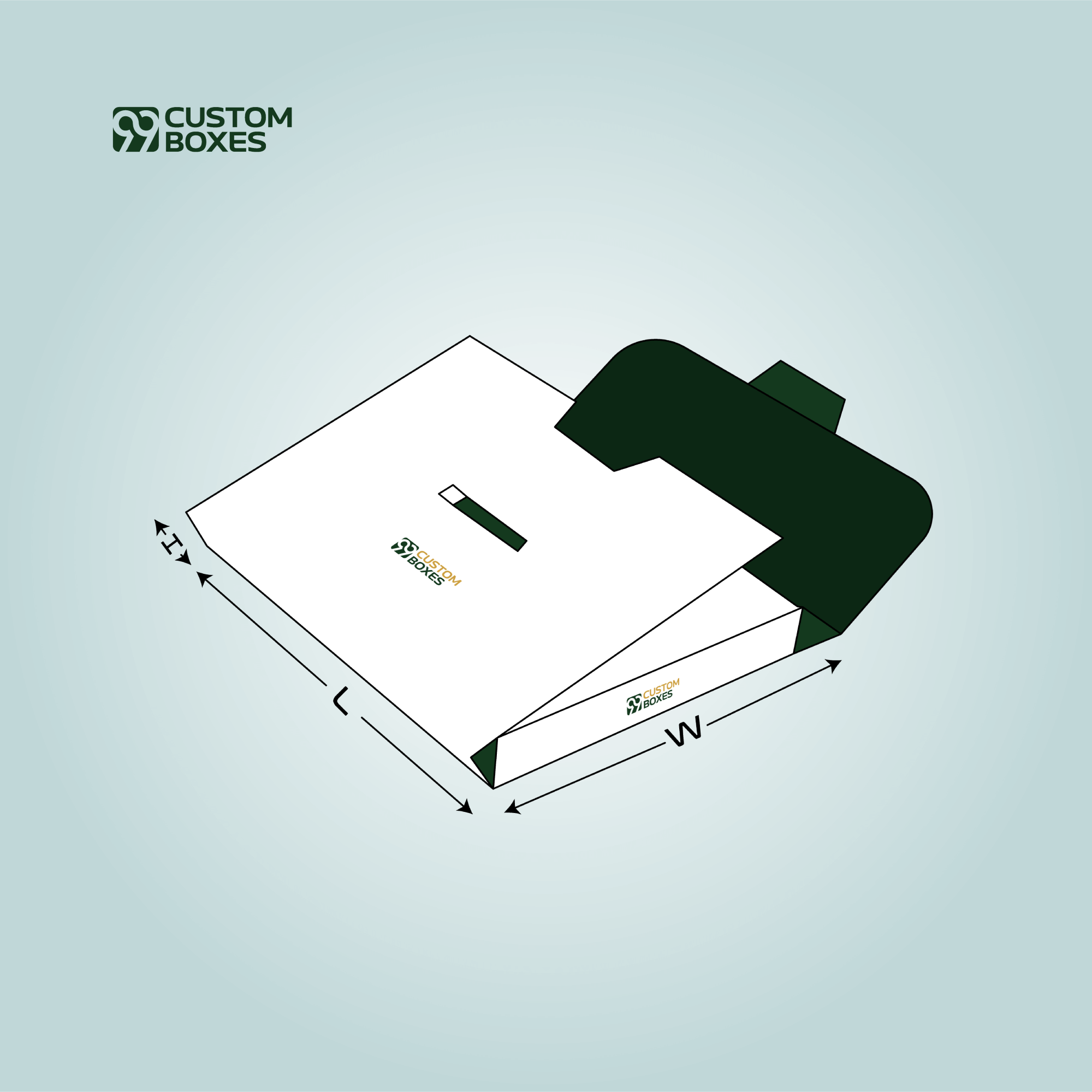Custom Paper Brief Case Boxes