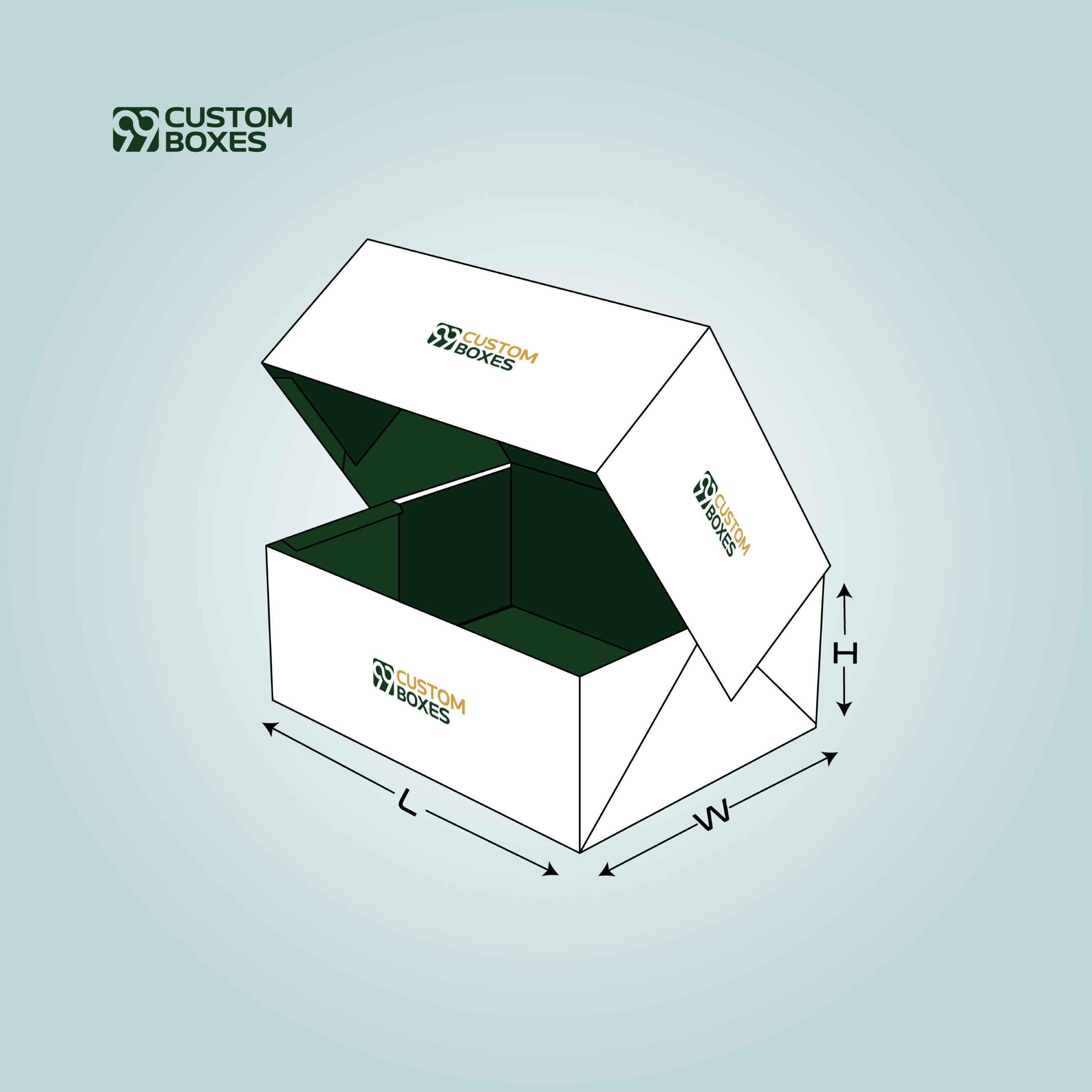 Custom Regular Size Corner Boxes